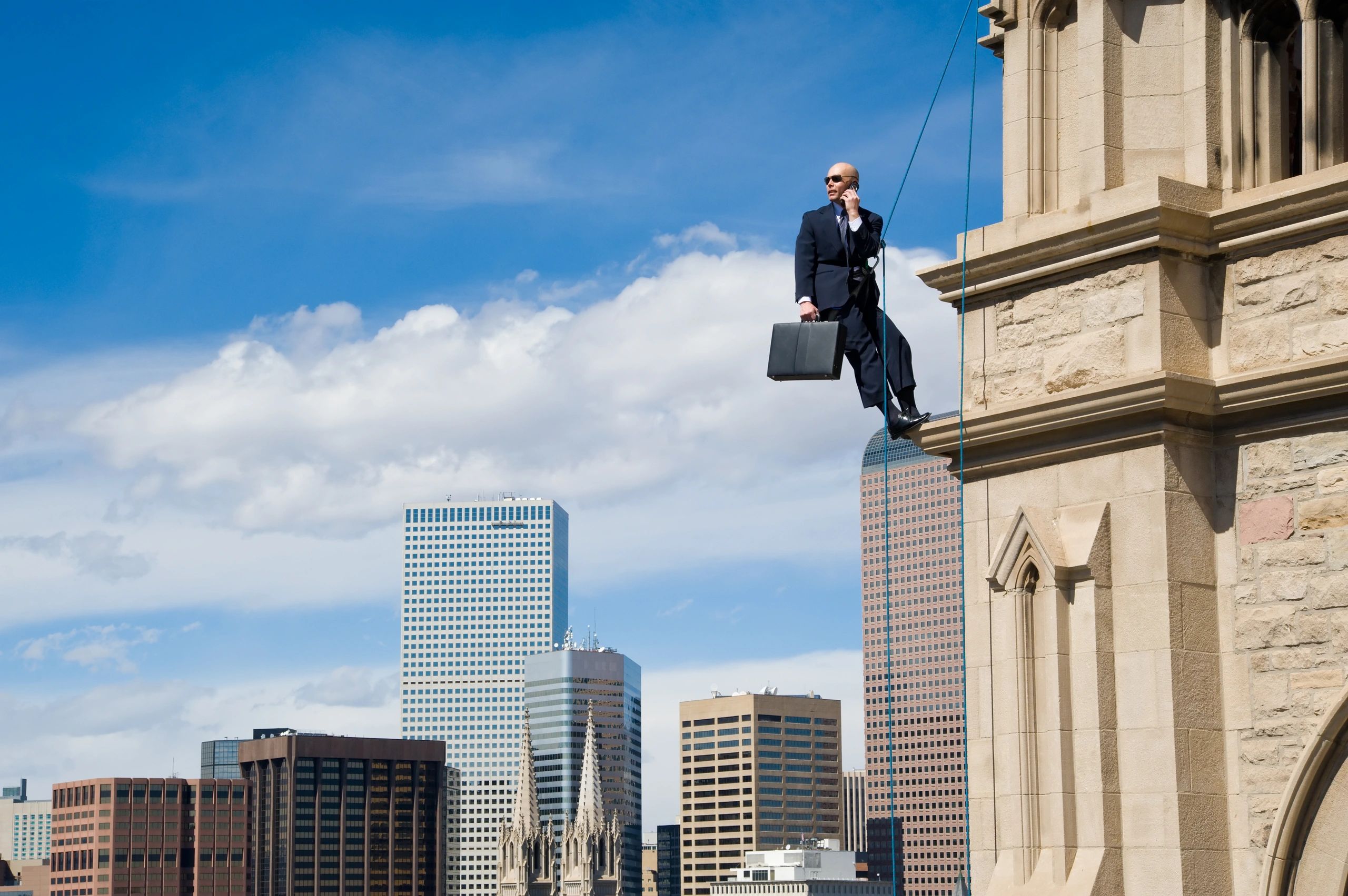 Denver cityscape professional